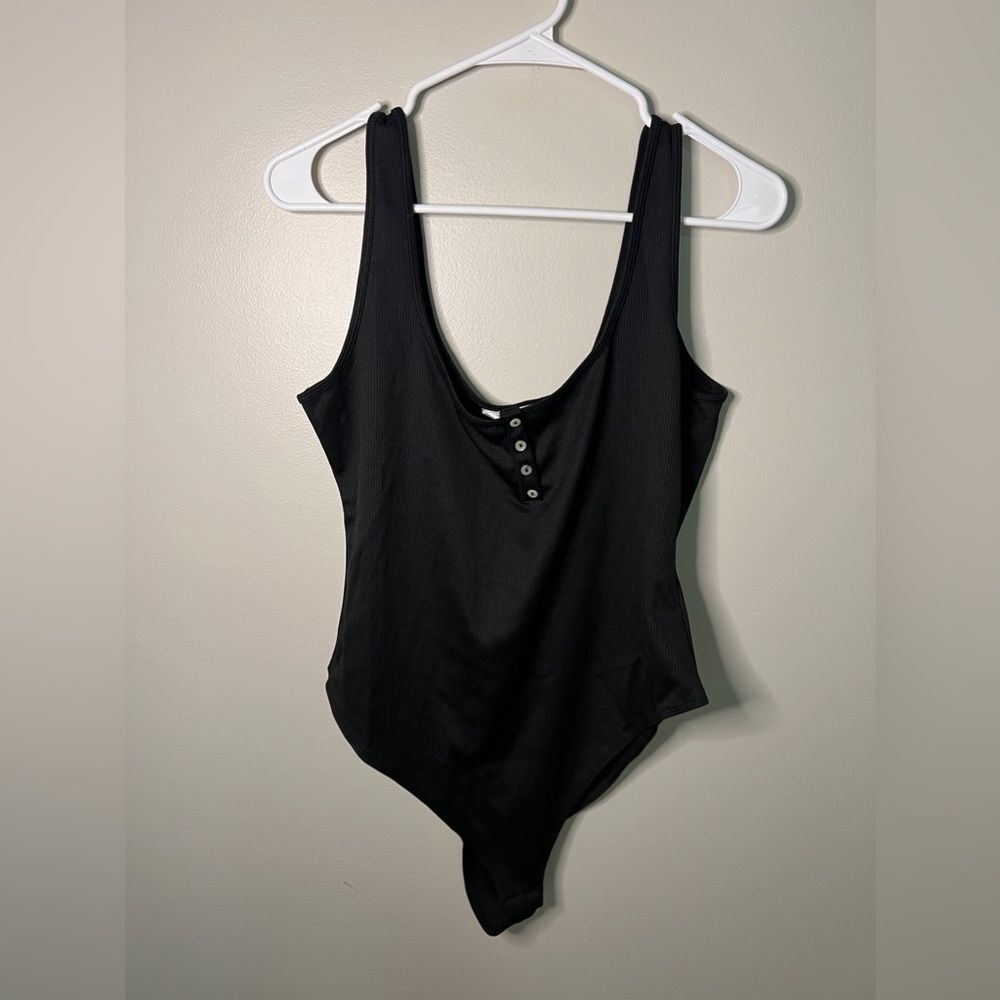 Bodysuit worn ONCE ! Size L black h&m womens vacation tank top basic classic